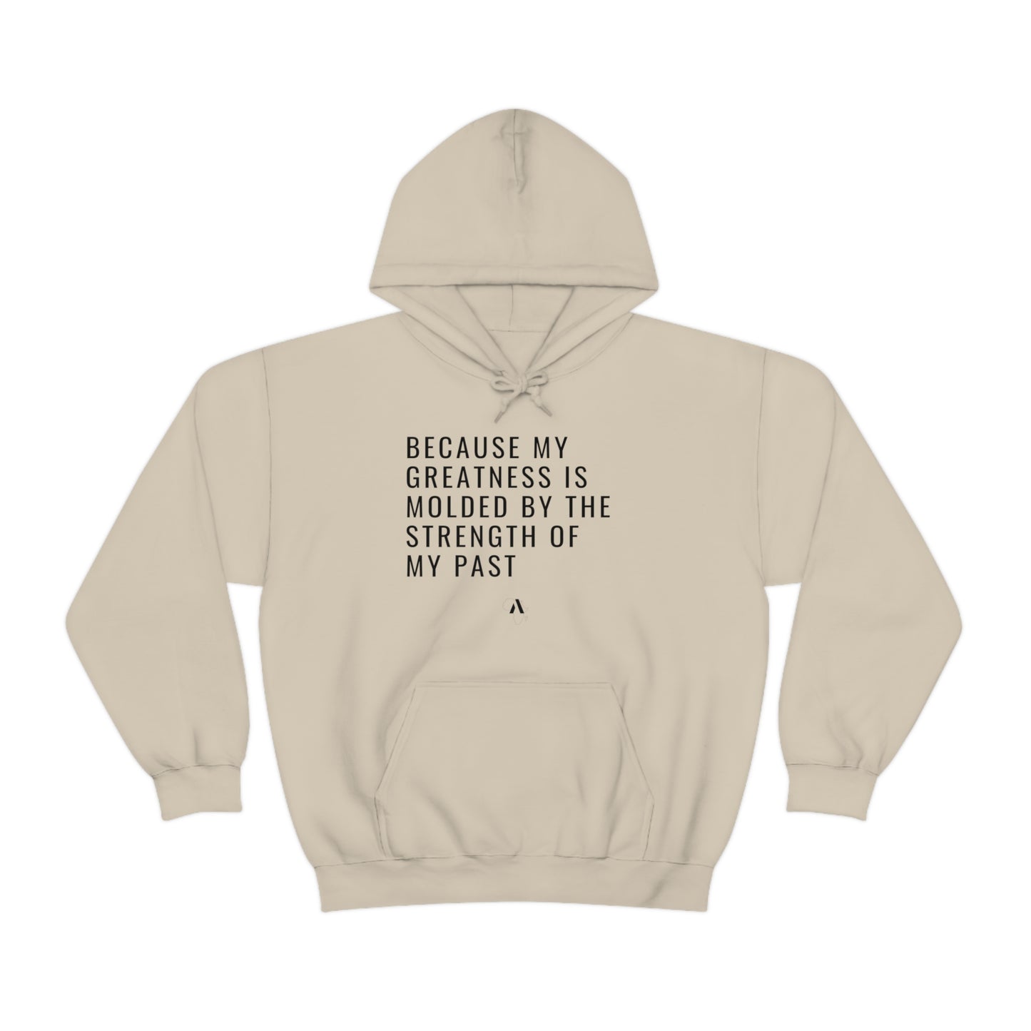 Because My Greatness Is Molded By My Past Unisex Heavy Blend Hooded Sweatshirt