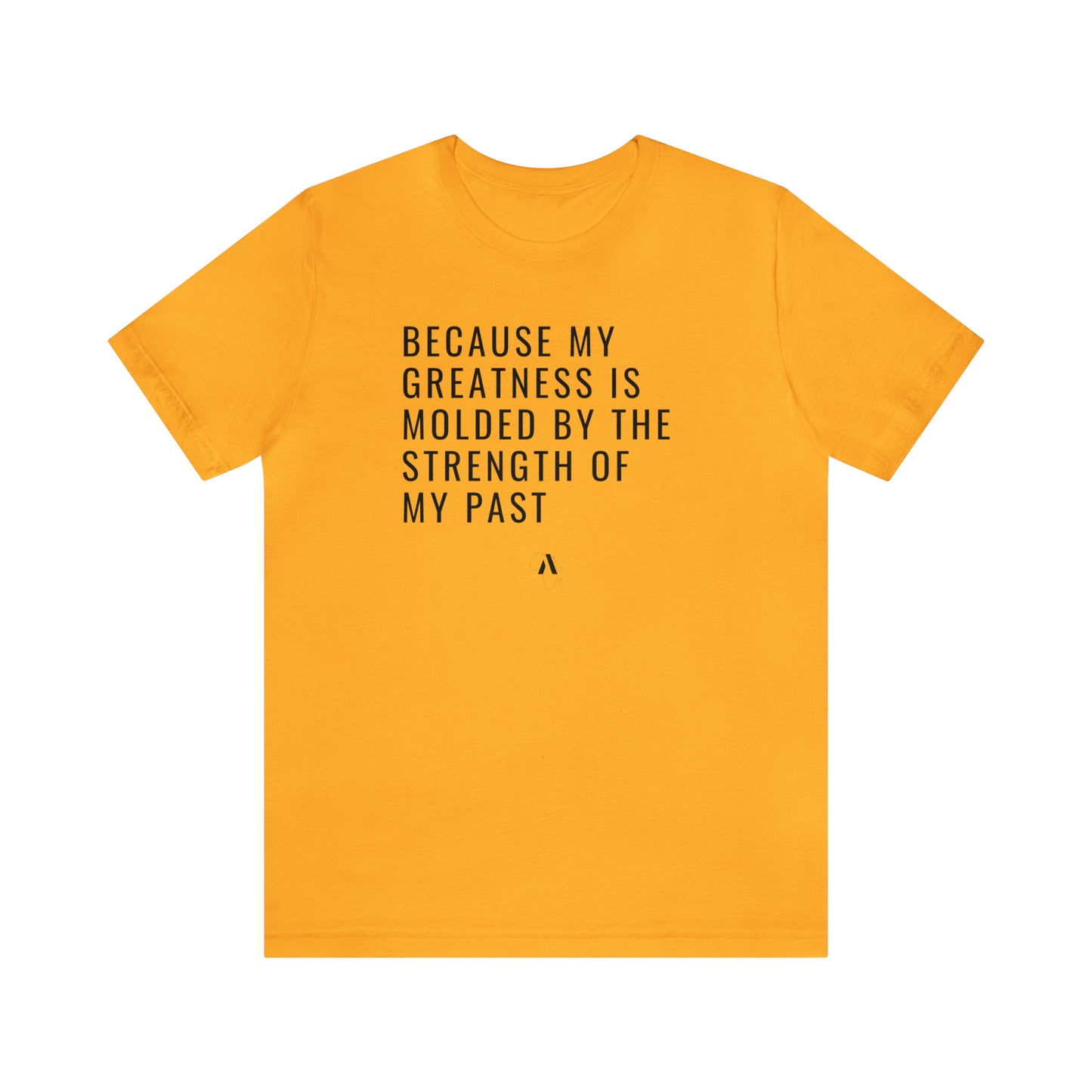 Because My Greatness Molded By My Past Unisex Jersey Short Sleeve Tee