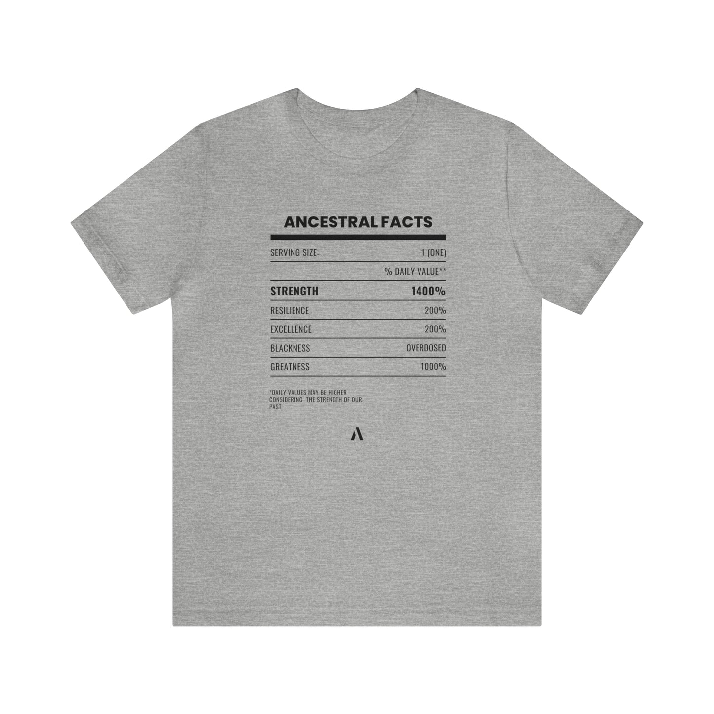 Ancestral Facts Logo Unisex Jersey Short Sleeve Tee
