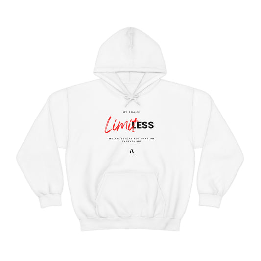 Limitless Goals, Ancestors Put That On Everything Unisex Heavy Blend Hooded Sweatshirt