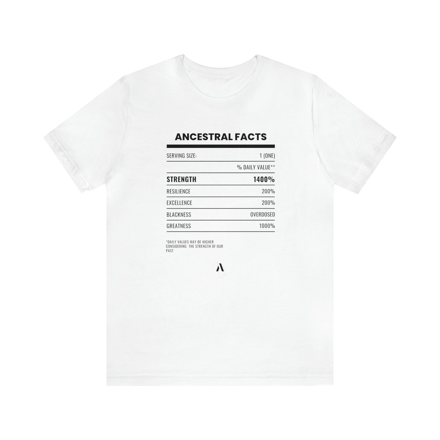 Ancestral Facts Logo Unisex Jersey Short Sleeve Tee