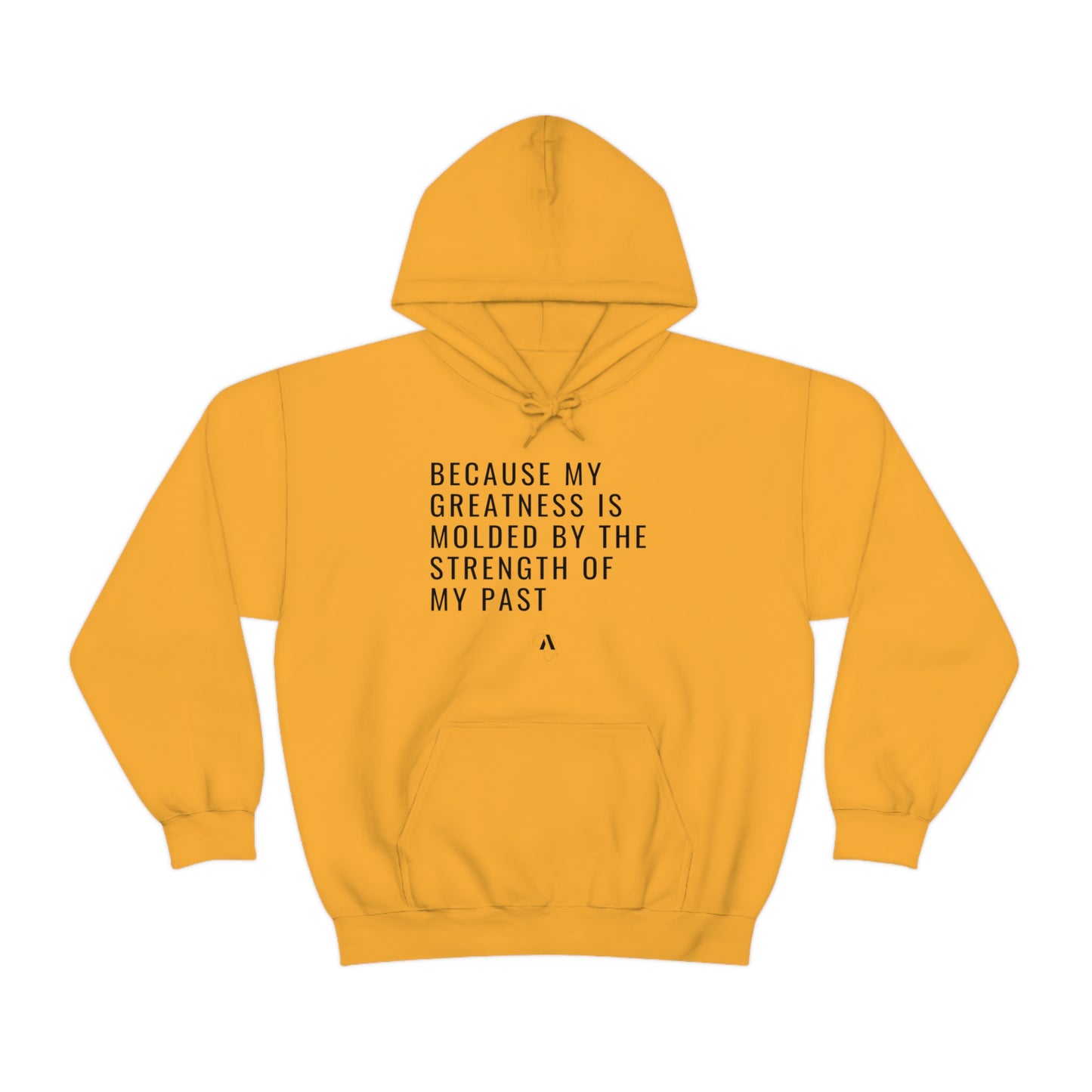 Because My Greatness Is Molded By My Past Unisex Heavy Blend Hooded Sweatshirt